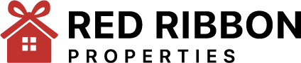 Red ribbon properties logo